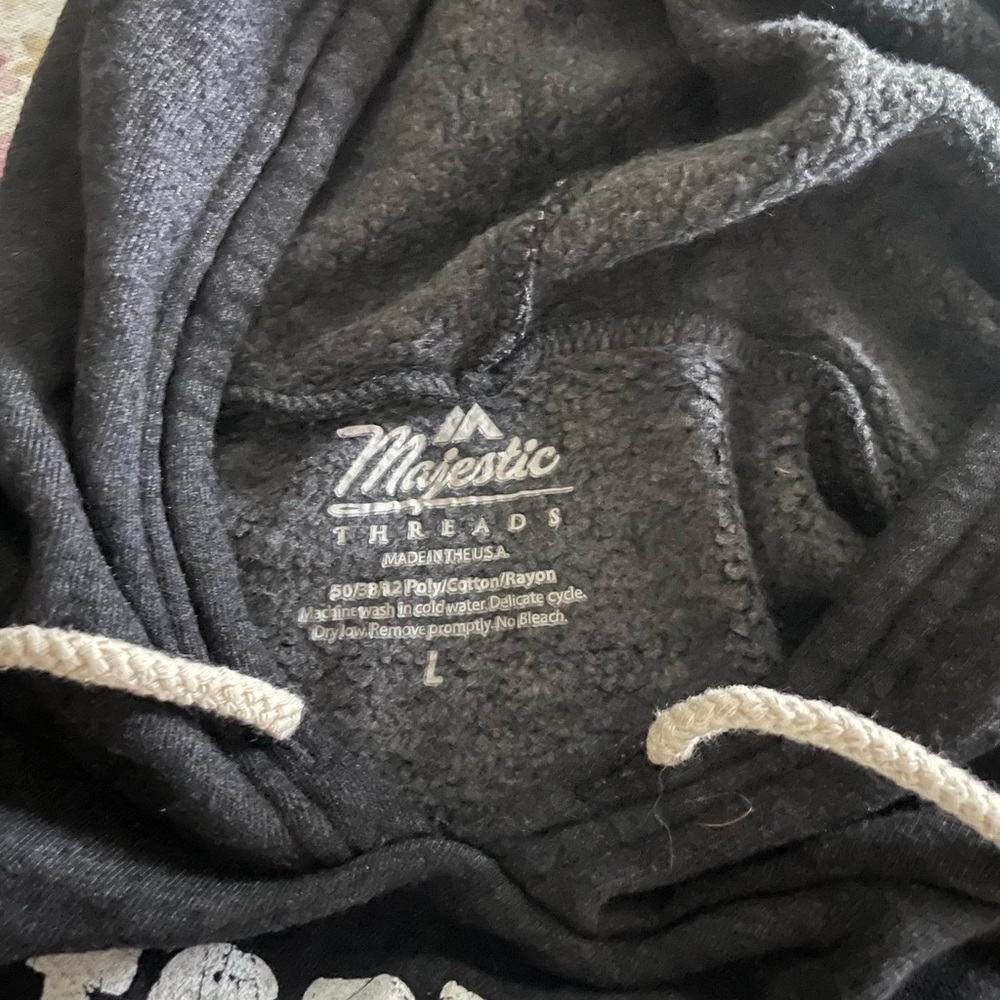 Majestic Black Hoodie Top Pittsburgh penguins